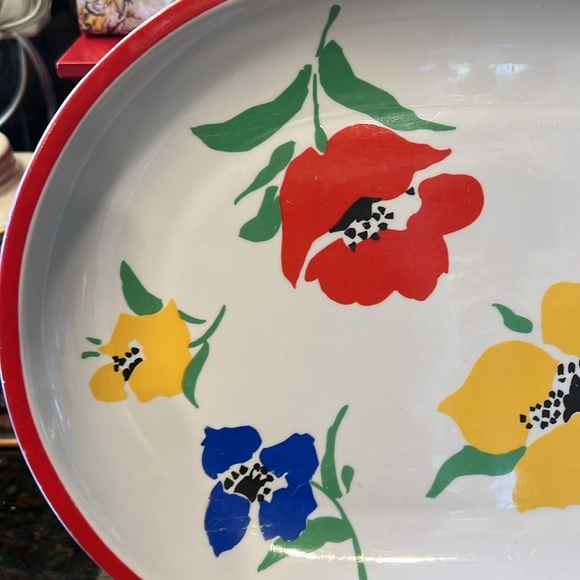 Vintage Hearthstone Block Vista Allegra Portugal Oval Anehome Pattern - Picture 2 of 9